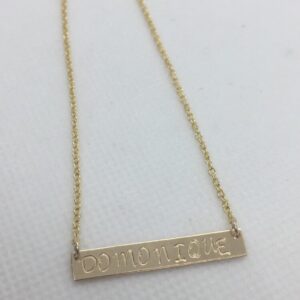 Bar necklace