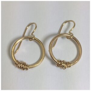 Mini Wrapped Hoops