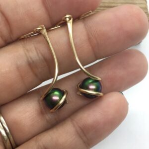Captured Pearl Earrings