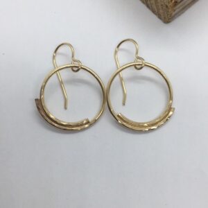 Dainty Circle Earrings