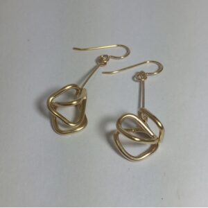 Twisted Cube Earrings