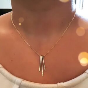 Trio Bar Necklace