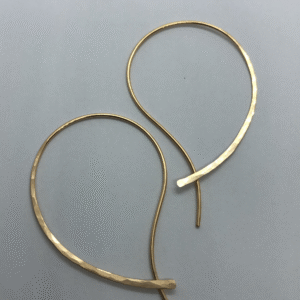Crossover Hoop Earrings
