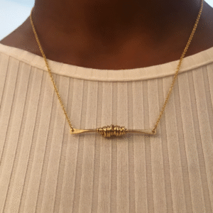 Wrapped Bar Necklace