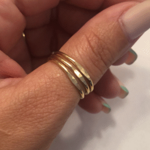 Triple Dapped Ring