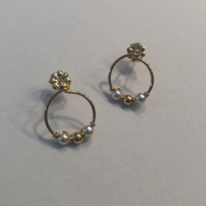 Nested Pearl Studs