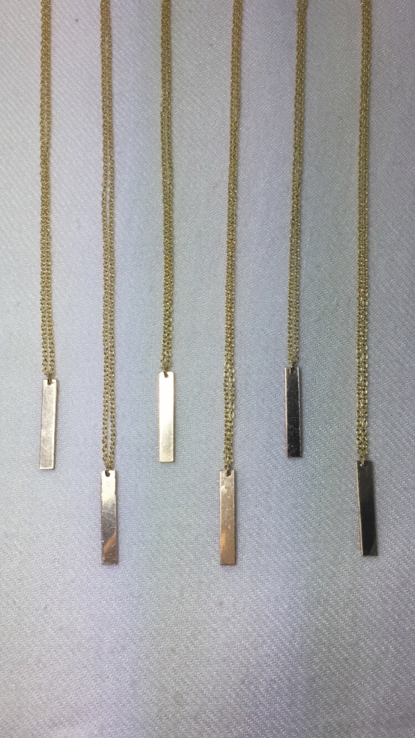 Vertical Bar Necklace