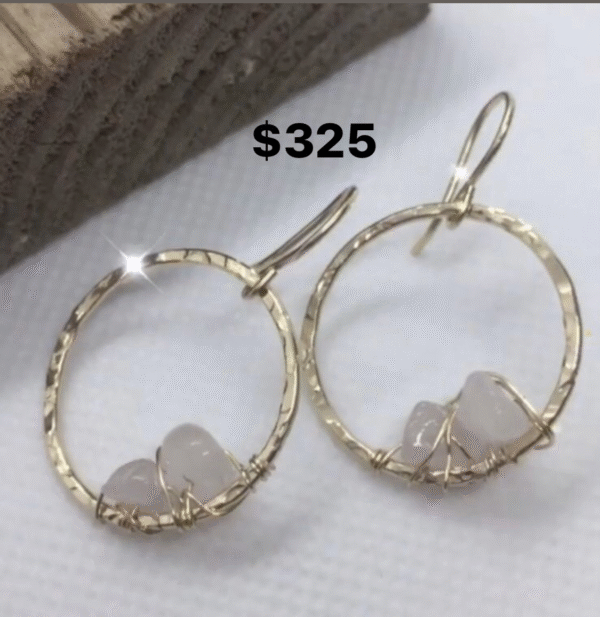 Rose Quart Hoops