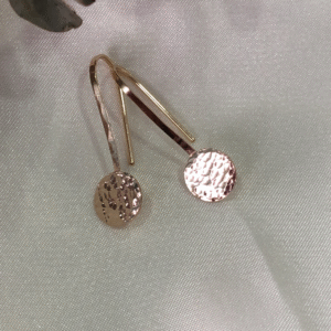 Bubble Disc Hook Earring
