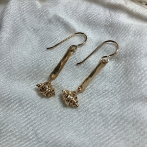 Hanging Honey Comb Earrings