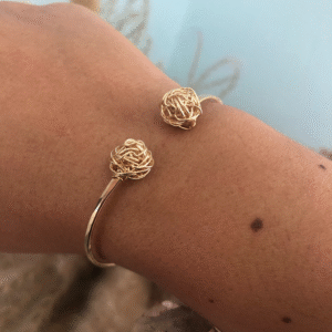 Wire Ball Cuff