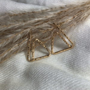 Triangle Spiral Studs