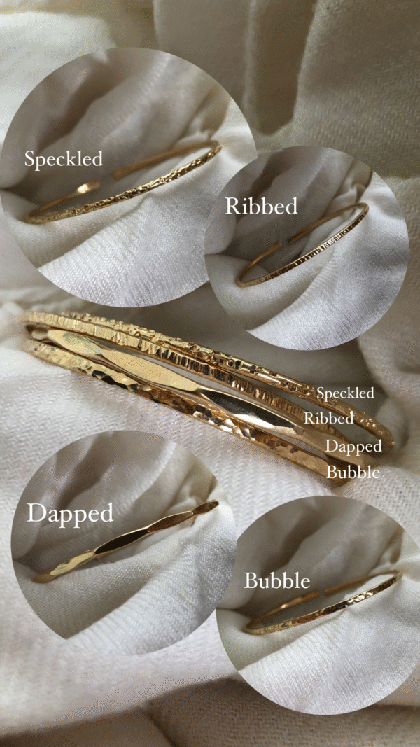 Textured Cuff Bangles
