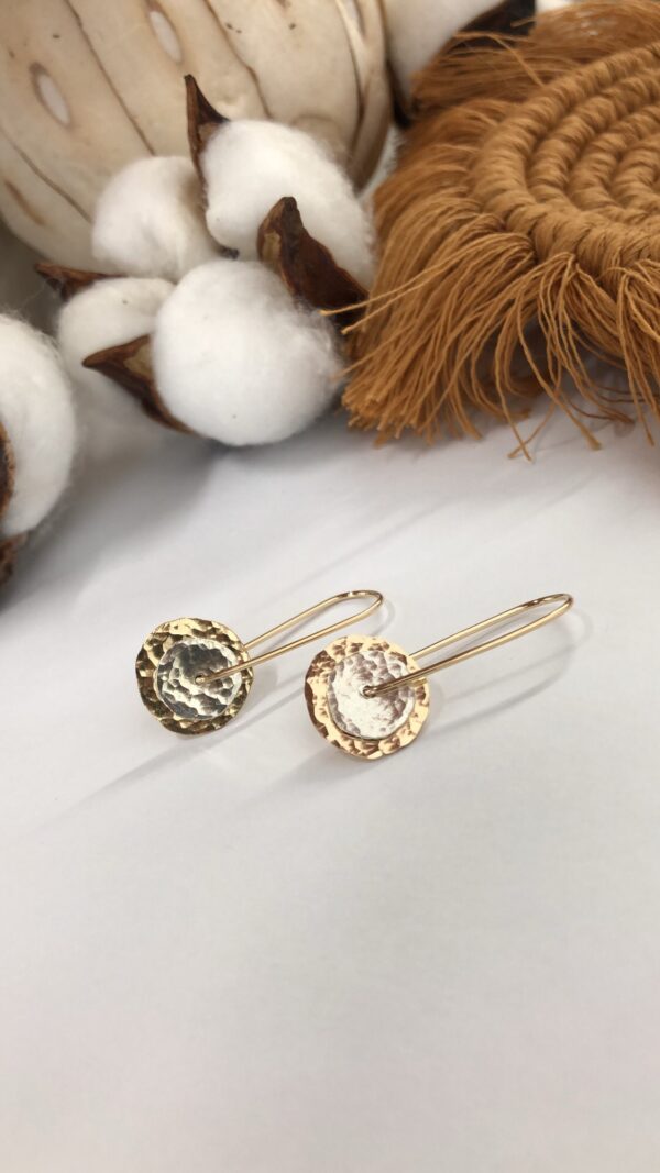 Double saucer earrings - Image 4