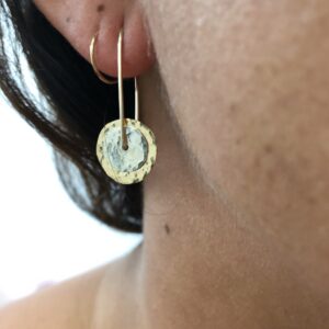 Double saucer earrings