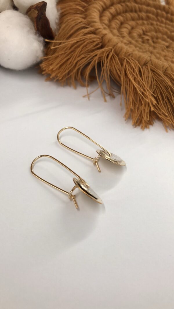 Double saucer earrings - Image 2