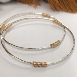 Mixed rope bangle