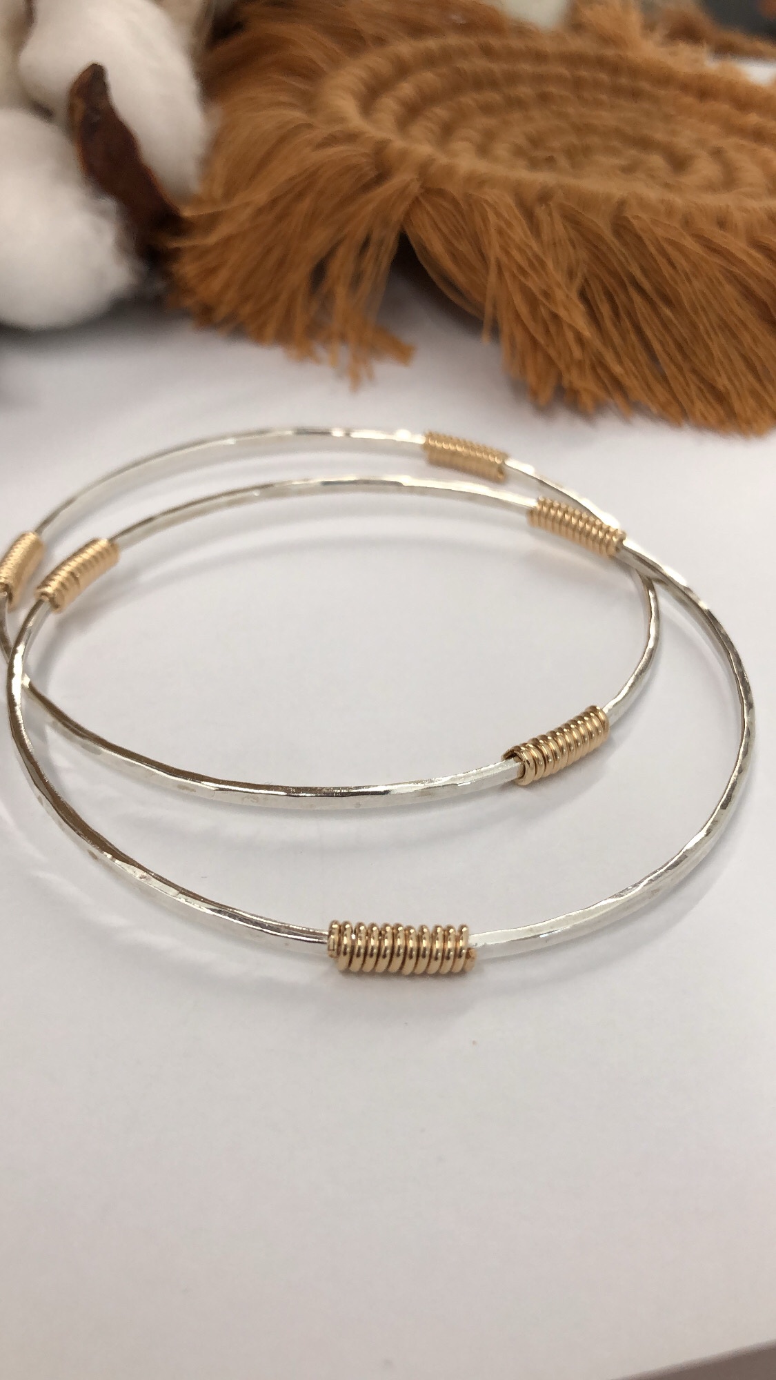 Mixed rope bangle